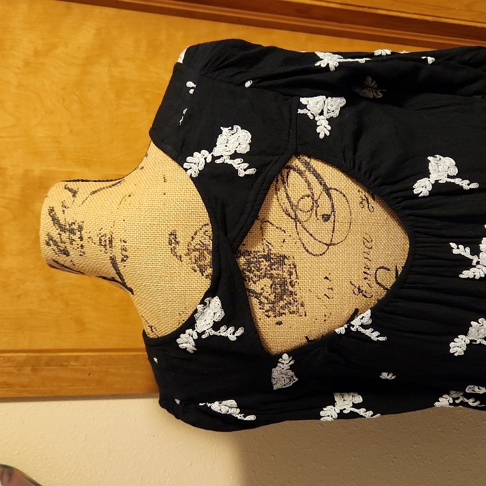 Free People Austin embroidered long sleeve mini with Pockets - Picture 3 of 6